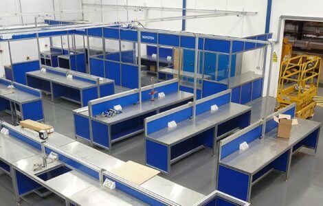 MCS Aluminium Profile Workbench and Storage Solutions