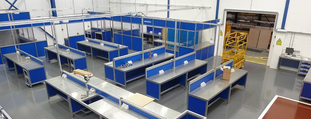 MCS Aluminium Profile Workbench and Storage Solutions