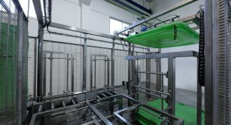 HepcoMotion - Pallet Washing Application | SL2 Stainless Steel Linear Guides