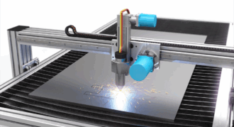 HepcoMotion - CNC Plasma Cutter Application | SL2 Linear Guide